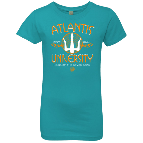 T-Shirts Tahiti Blue / YXS Atlantis University Girls Premium T-Shirt