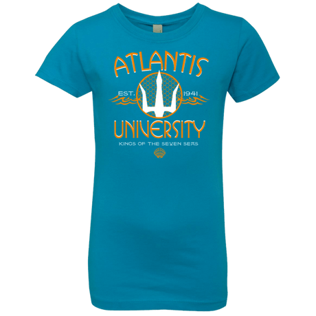 T-Shirts Turquoise / YXS Atlantis University Girls Premium T-Shirt