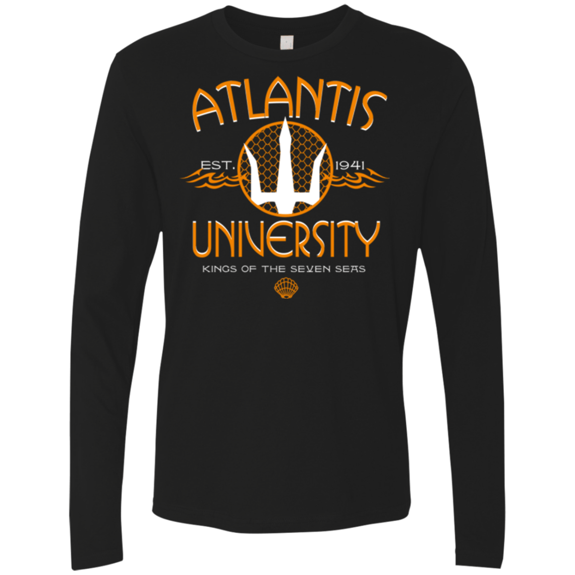 T-Shirts Black / Small Atlantis University Men's Premium Long Sleeve