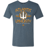 T-Shirts Indigo / Small Atlantis University Men's Triblend T-Shirt