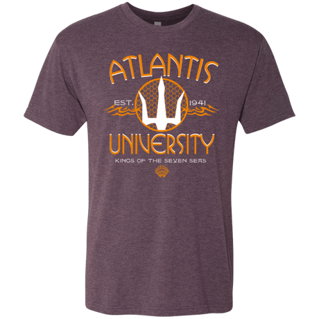 T-Shirts Vintage Purple / Small Atlantis University Men's Triblend T-Shirt