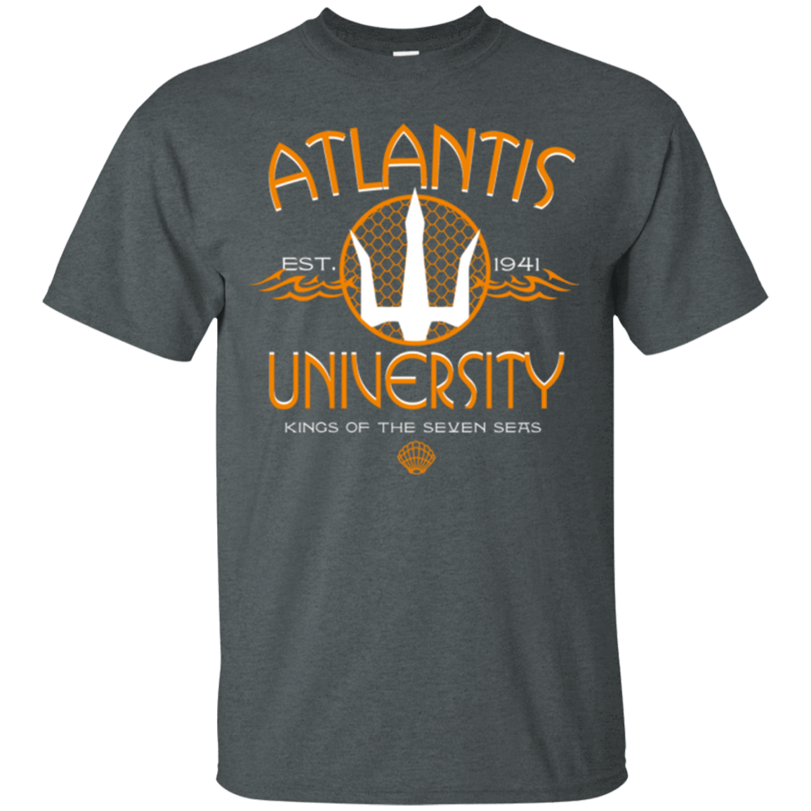 T-Shirts Dark Heather / Small Atlantis University T-Shirt