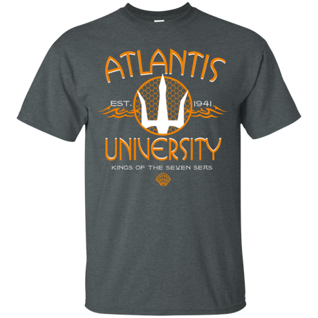 T-Shirts Dark Heather / Small Atlantis University T-Shirt