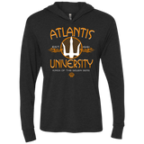 T-Shirts Vintage Black / X-Small Atlantis University Triblend Long Sleeve Hoodie Tee