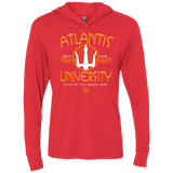 T-Shirts Vintage Red / X-Small Atlantis University Triblend Long Sleeve Hoodie Tee