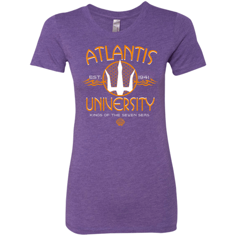 T-Shirts Purple Rush / Small Atlantis University Women's Triblend T-Shirt