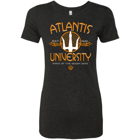 T-Shirts Vintage Black / Small Atlantis University Women's Triblend T-Shirt