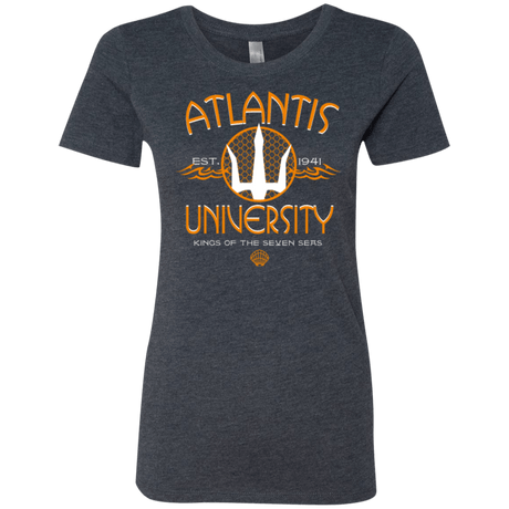 T-Shirts Vintage Navy / Small Atlantis University Women's Triblend T-Shirt