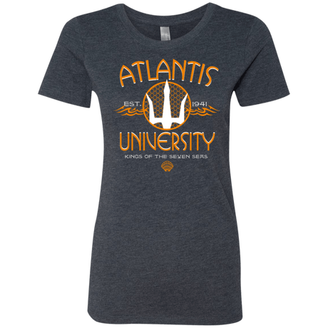 T-Shirts Vintage Navy / Small Atlantis University Women's Triblend T-Shirt