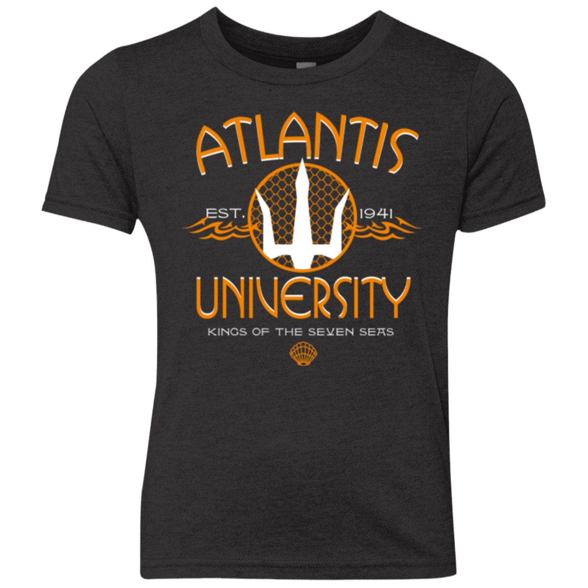 T-Shirts Vintage Black / YXS Atlantis University Youth Triblend T-Shirt