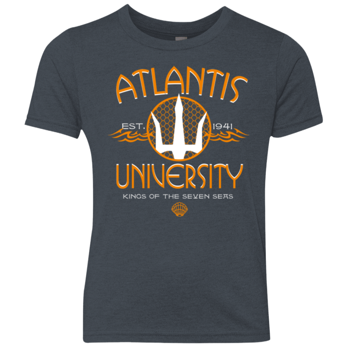 T-Shirts Vintage Navy / YXS Atlantis University Youth Triblend T-Shirt