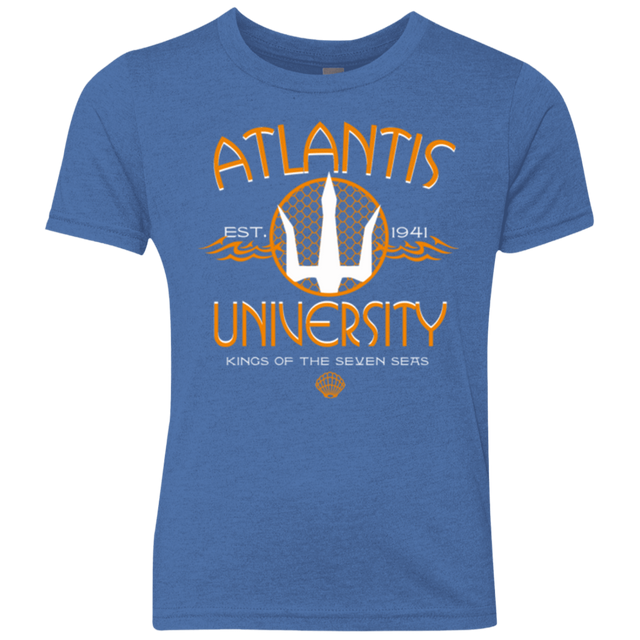 T-Shirts Vintage Royal / YXS Atlantis University Youth Triblend T-Shirt