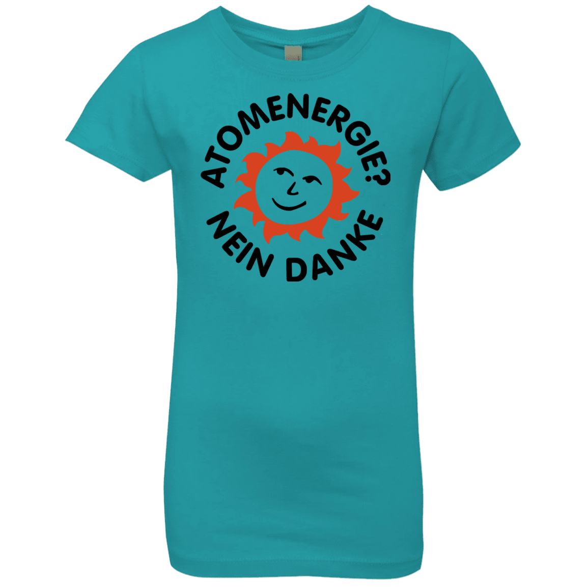 T-Shirts Tahiti Blue / YXS Atomenergie Girls Premium T-Shirt