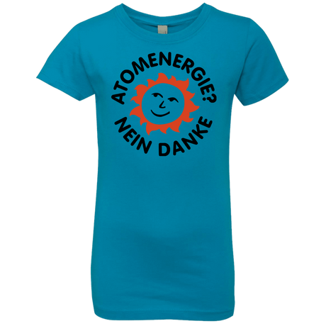 T-Shirts Turquoise / YXS Atomenergie Girls Premium T-Shirt