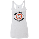 T-Shirts Heather White / X-Small Atomenergie Women's Triblend Racerback Tank