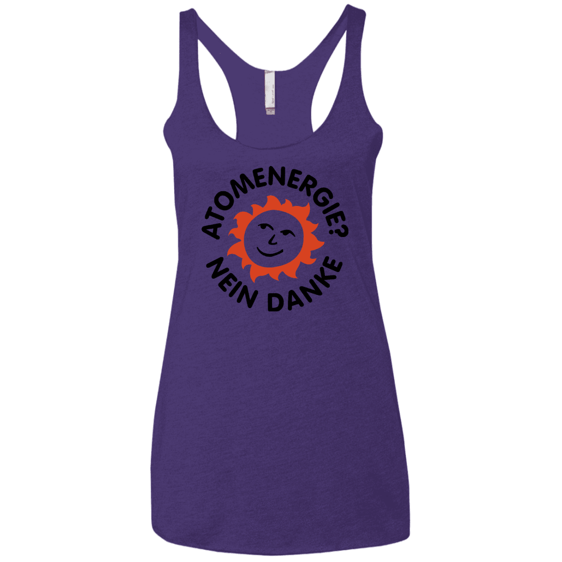 T-Shirts Purple Rush / X-Small Atomenergie Women's Triblend Racerback Tank