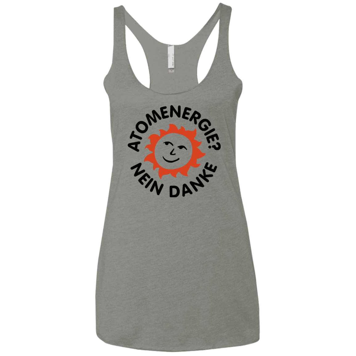 T-Shirts Venetian Grey / X-Small Atomenergie Women's Triblend Racerback Tank