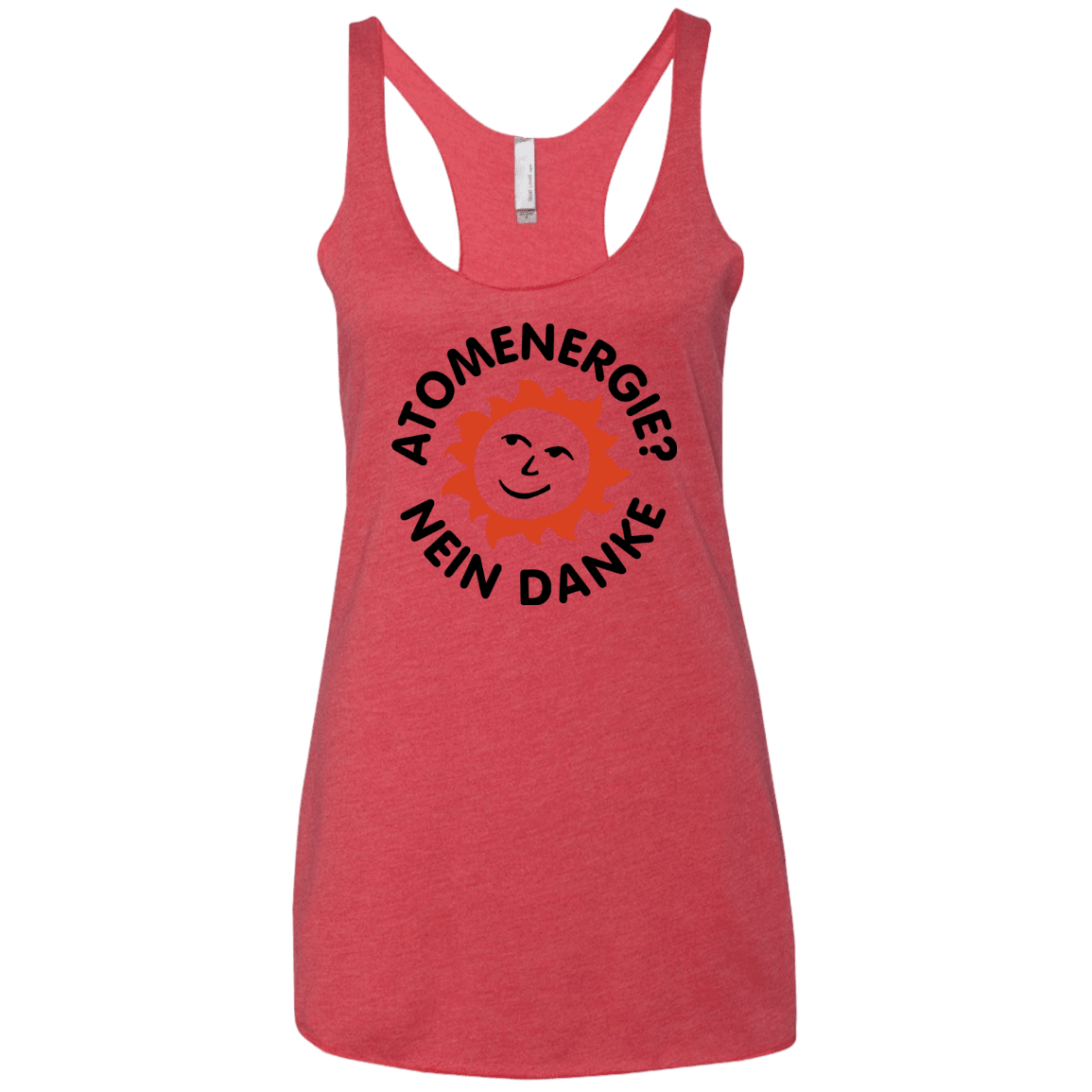 T-Shirts Vintage Red / X-Small Atomenergie Women's Triblend Racerback Tank