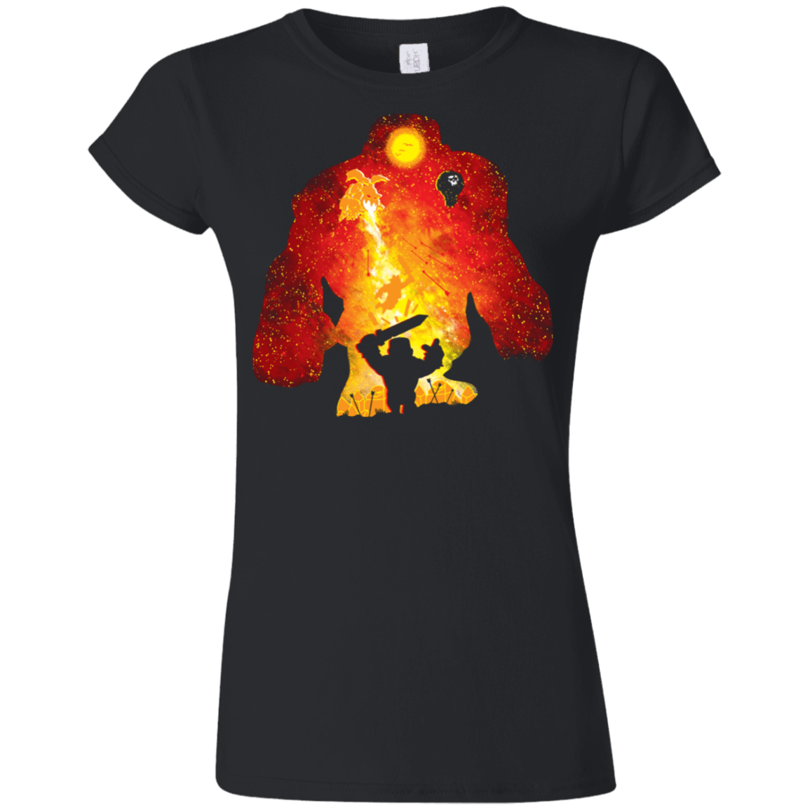 T-Shirts Black / S Attack! - Clash of Clans Junior Slimmer-Fit T-Shirt