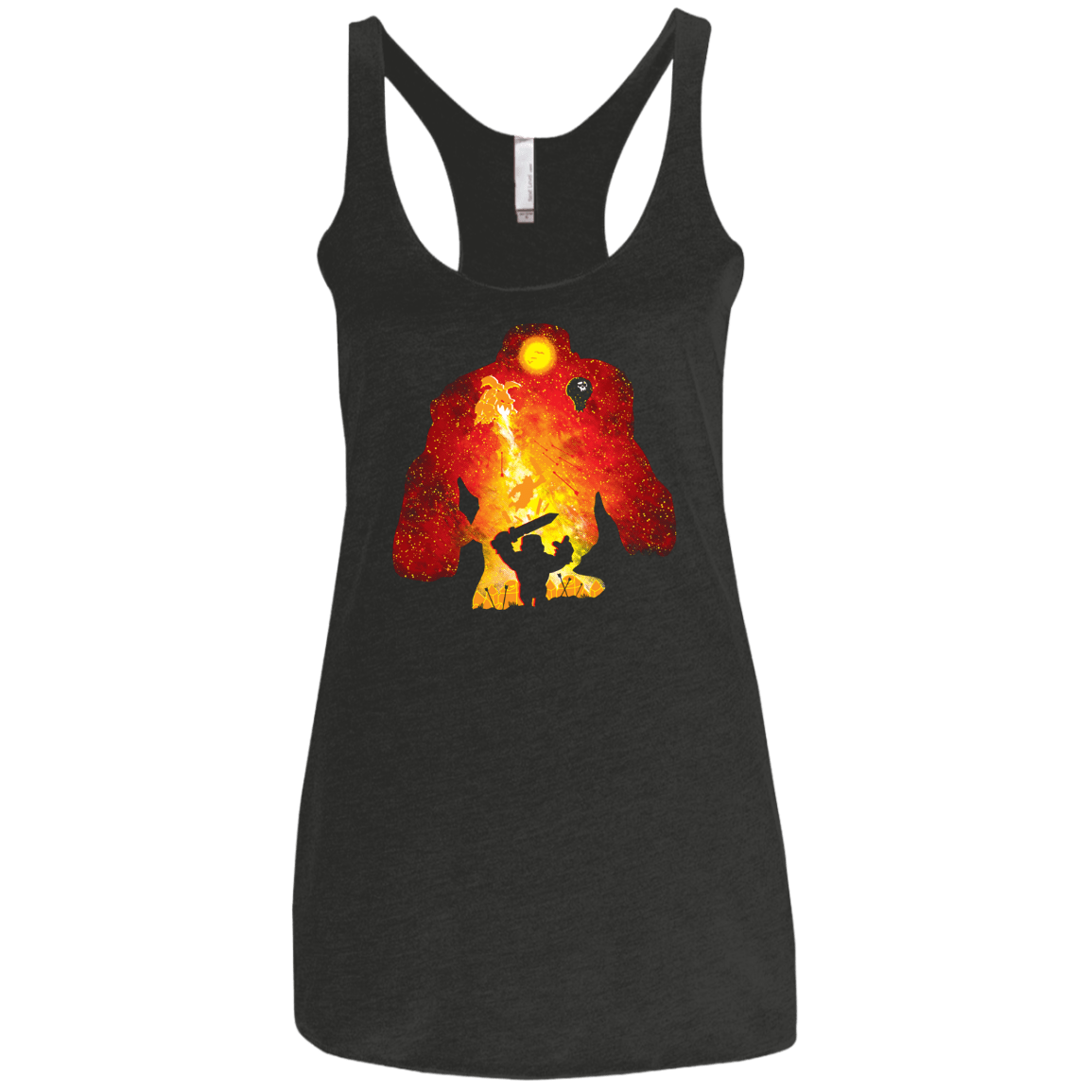 T-Shirts Vintage Black / X-Small Attack! - Clash of Clans Women's Triblend Racerback Tank