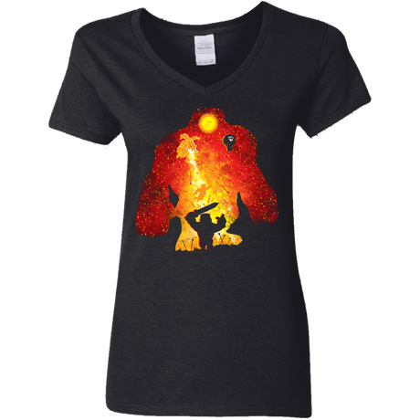 T-Shirts Black / S Attack! - Clash of Clans Women's V-Neck T-Shirt