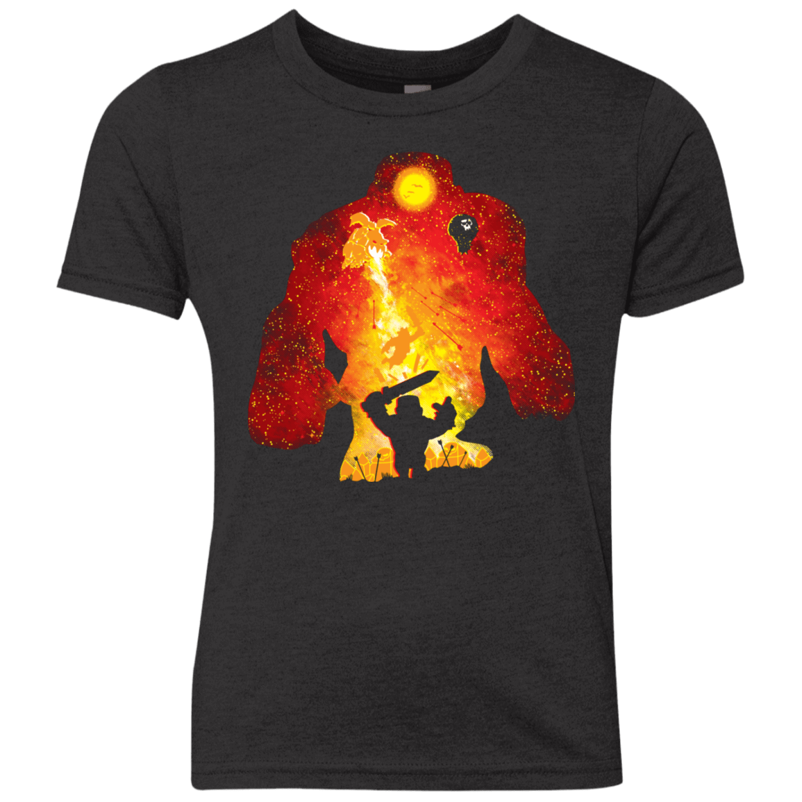 T-Shirts Vintage Black / YXS Attack! - Clash of Clans Youth Triblend T-Shirt