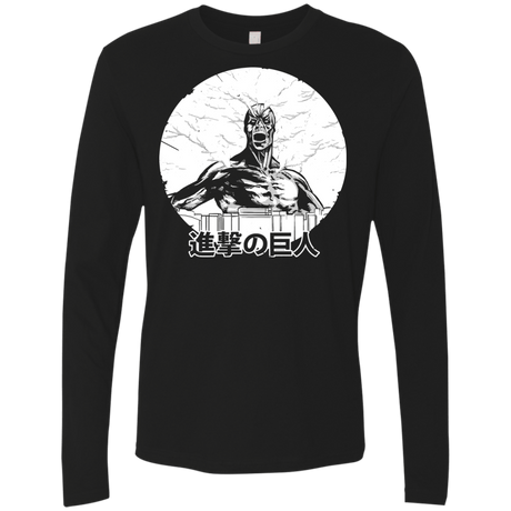 T-Shirts Black / S Attack Men's Premium Long Sleeve