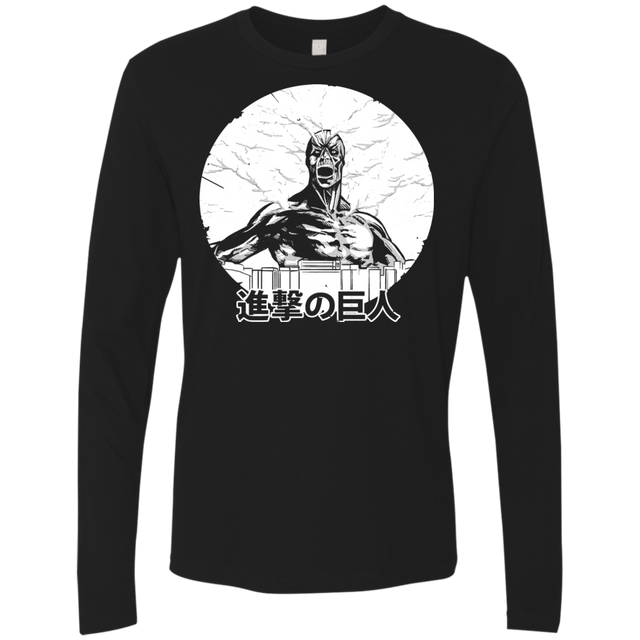 T-Shirts Black / S Attack Men's Premium Long Sleeve