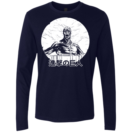 T-Shirts Midnight Navy / S Attack Men's Premium Long Sleeve