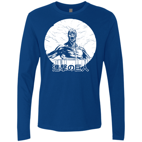 T-Shirts Royal / S Attack Men's Premium Long Sleeve