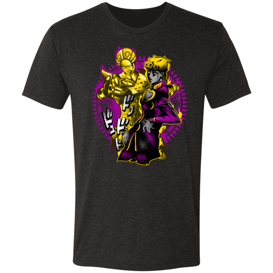 T-Shirts Vintage Black / S Attack of Giorno Men's Triblend T-Shirt