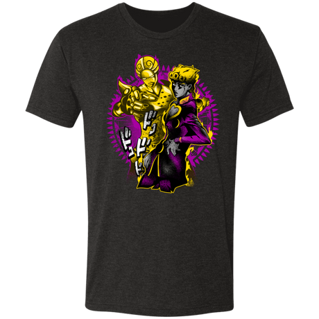 T-Shirts Vintage Black / S Attack of Giorno Men's Triblend T-Shirt