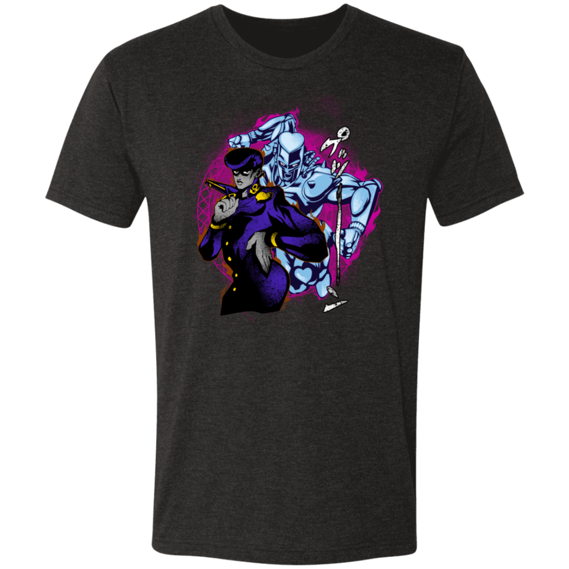 T-Shirts Vintage Black / S Attack of Josuke Men's Triblend T-Shirt