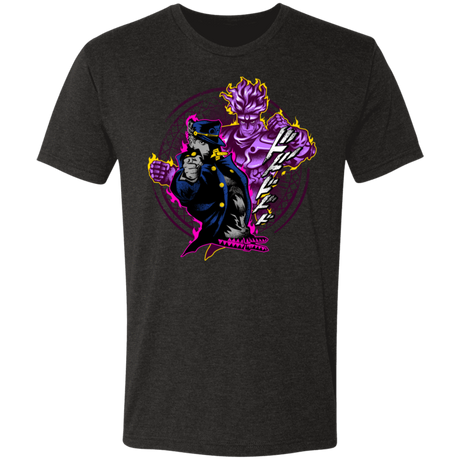 T-Shirts Vintage Black / S Attack of Jotaro Men's Triblend T-Shirt