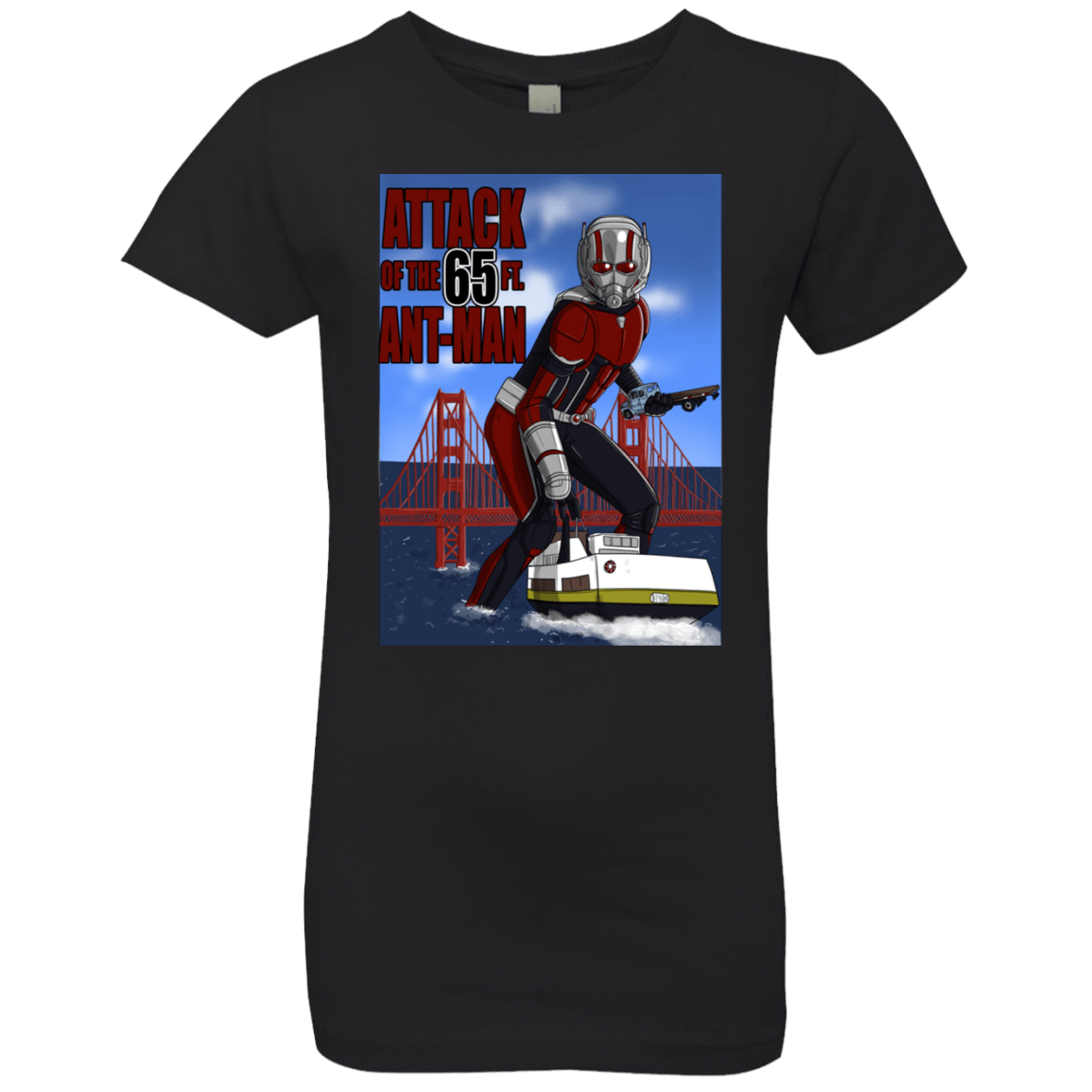 T-Shirts Black / YXS Attack of the 65 ft. Ant-Man Girls Premium T-Shirt