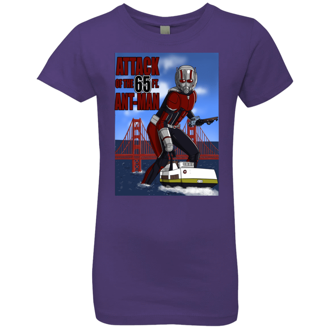 T-Shirts Purple Rush / YXS Attack of the 65 ft. Ant-Man Girls Premium T-Shirt
