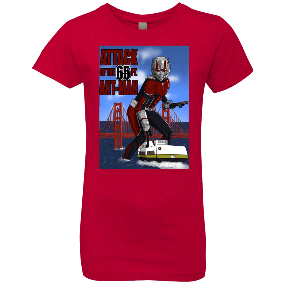 T-Shirts Red / YXS Attack of the 65 ft. Ant-Man Girls Premium T-Shirt