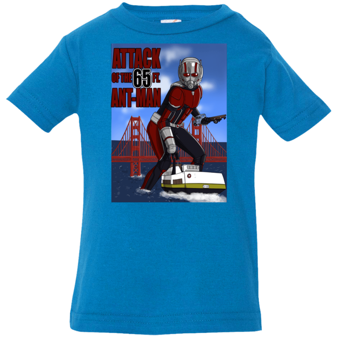 T-Shirts Cobalt / 6 Months Attack of the 65 ft. Ant-Man Infant Premium T-Shirt
