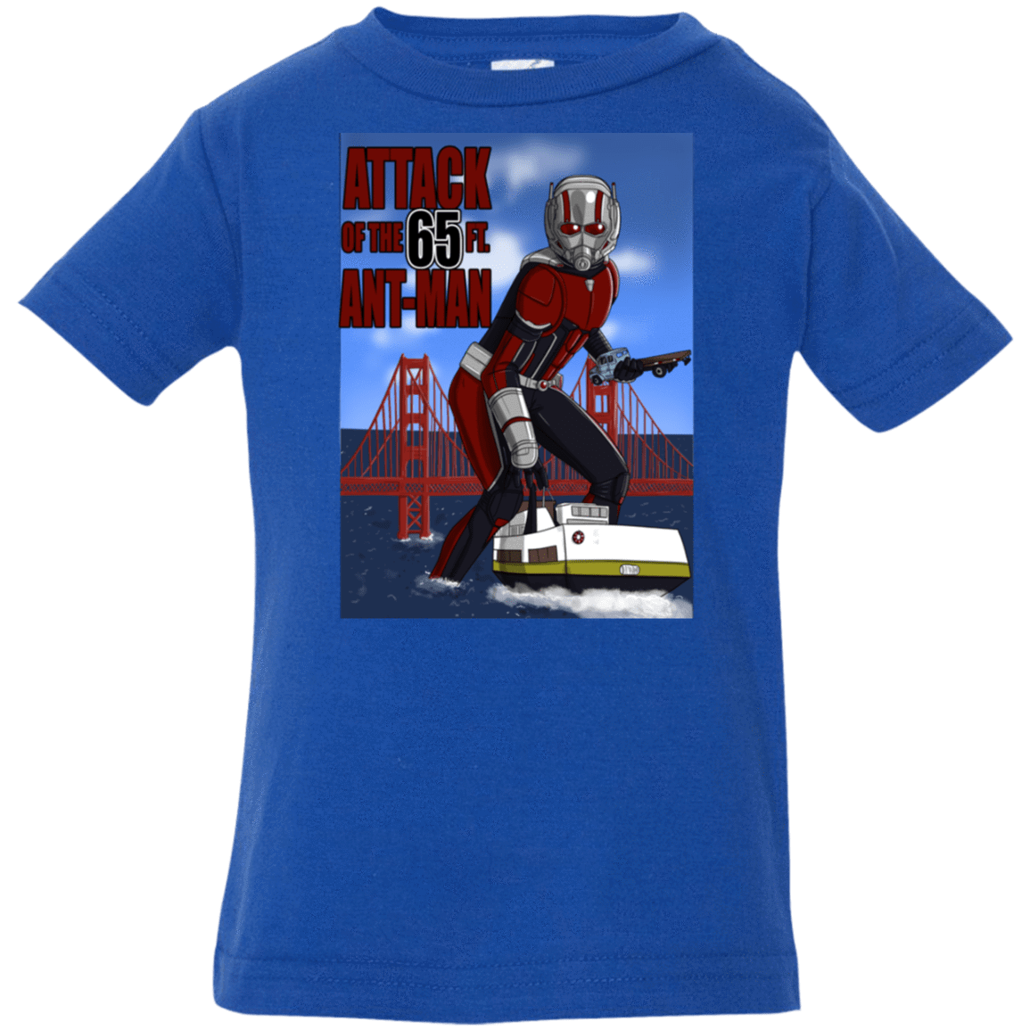 T-Shirts Royal / 6 Months Attack of the 65 ft. Ant-Man Infant Premium T-Shirt