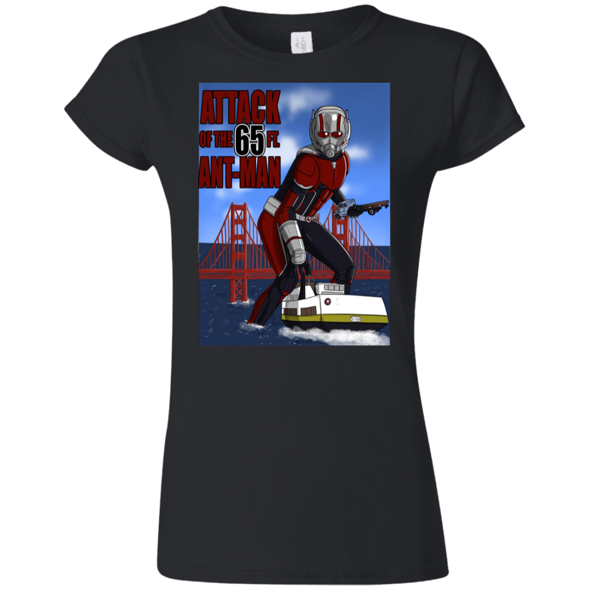 T-Shirts Black / S Attack of the 65 ft. Ant-Man Junior Slimmer-Fit T-Shirt