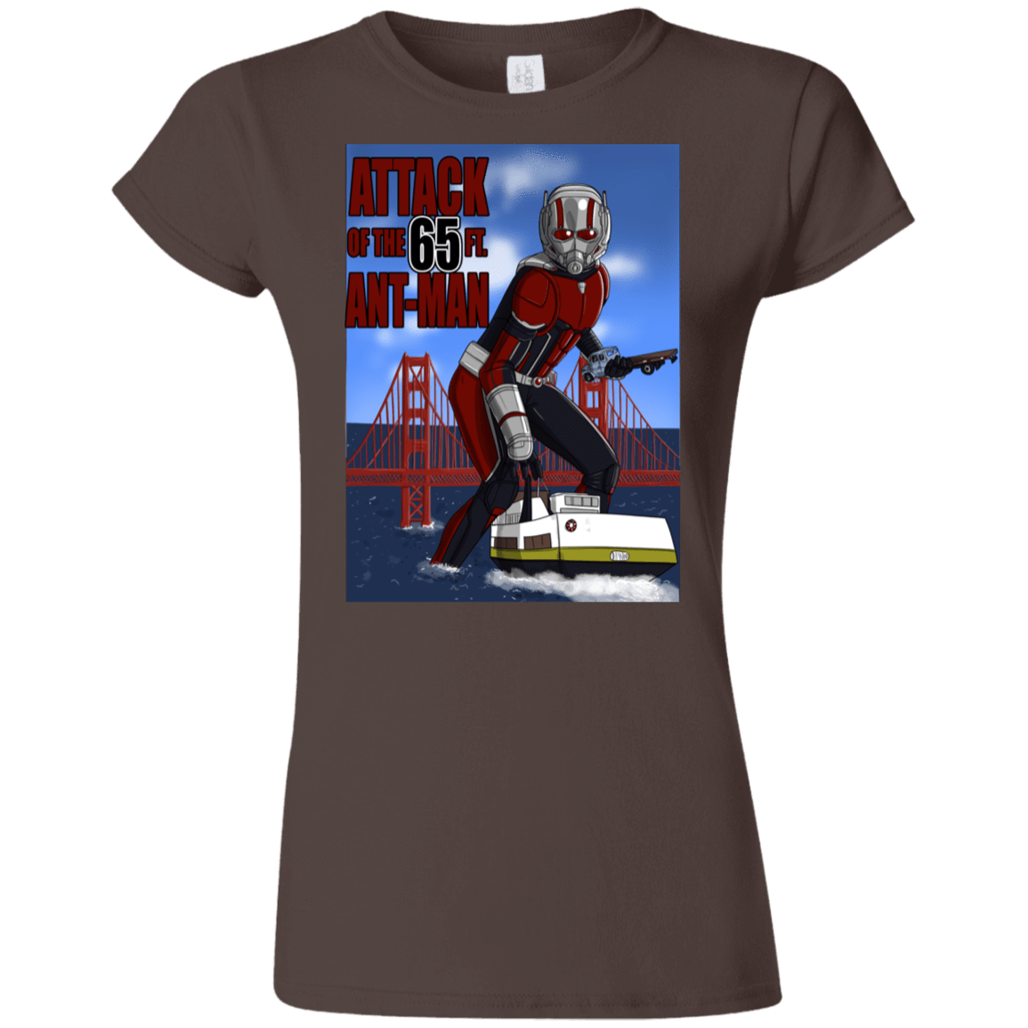 T-Shirts Dark Chocolate / S Attack of the 65 ft. Ant-Man Junior Slimmer-Fit T-Shirt