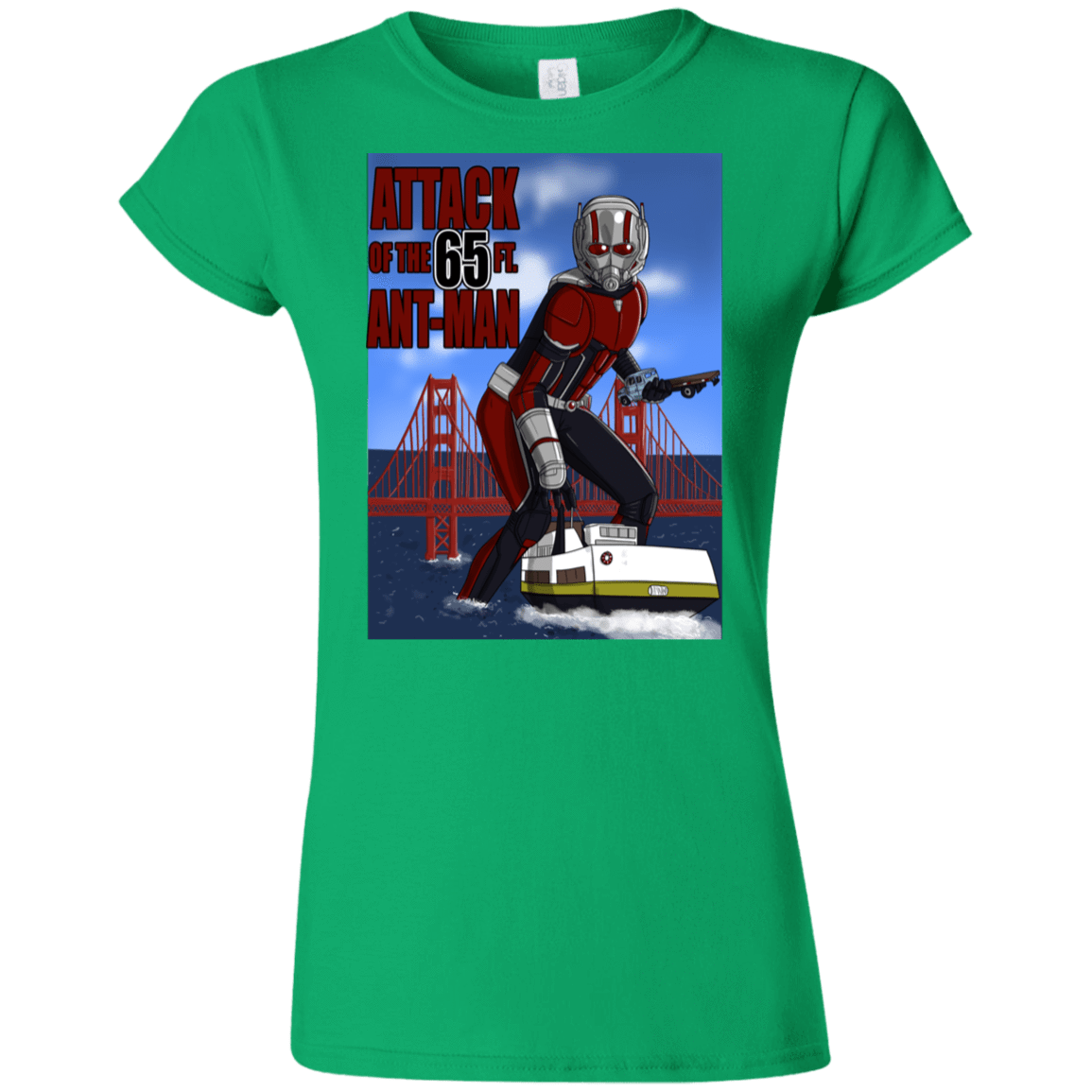 T-Shirts Irish Green / S Attack of the 65 ft. Ant-Man Junior Slimmer-Fit T-Shirt