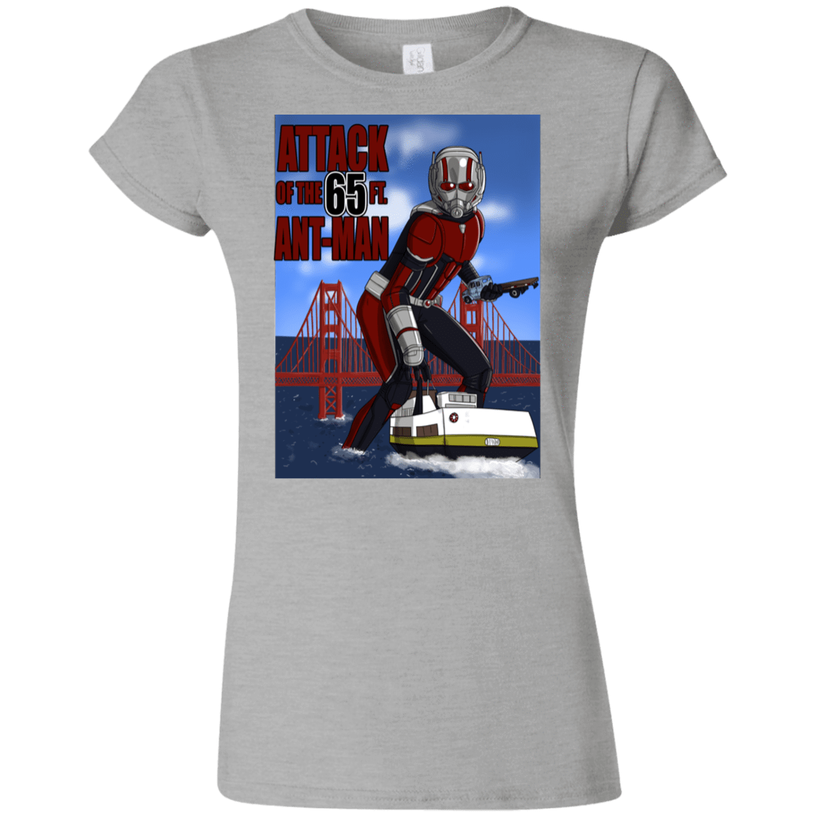 T-Shirts Sport Grey / S Attack of the 65 ft. Ant-Man Junior Slimmer-Fit T-Shirt