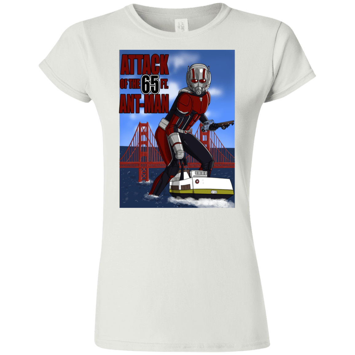 T-Shirts White / S Attack of the 65 ft. Ant-Man Junior Slimmer-Fit T-Shirt