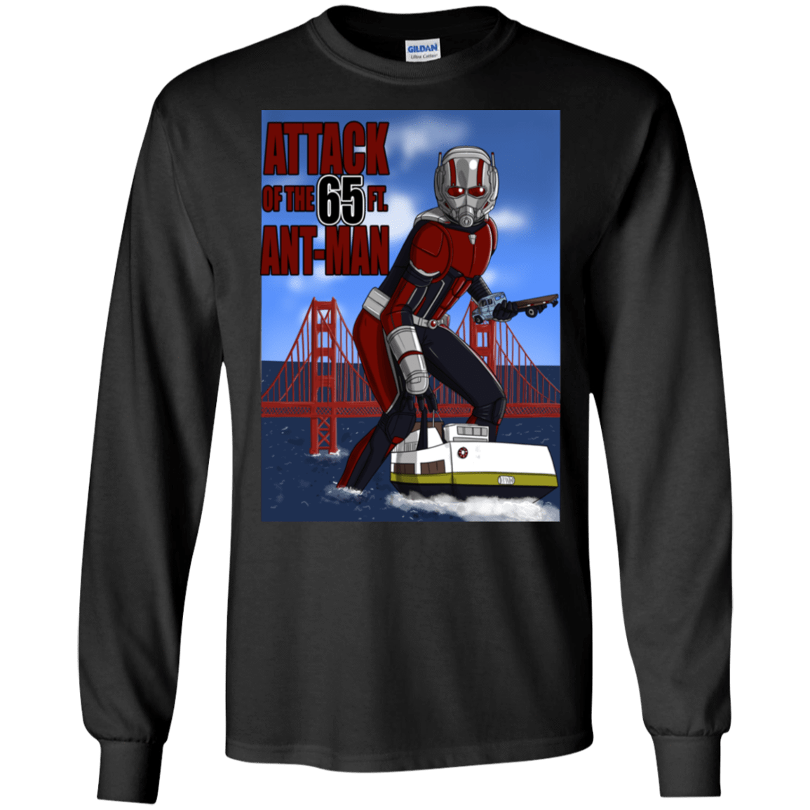 T-Shirts Black / S Attack of the 65 ft. Ant-Man Men's Long Sleeve T-Shirt