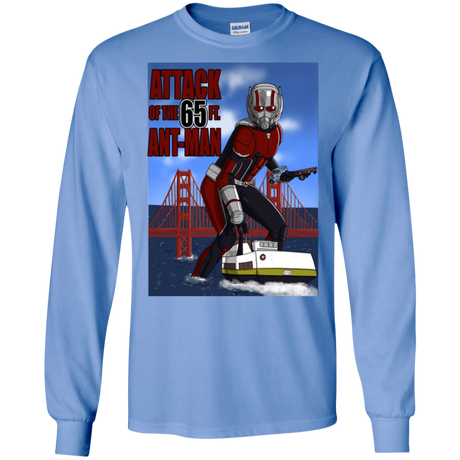 T-Shirts Carolina Blue / S Attack of the 65 ft. Ant-Man Men's Long Sleeve T-Shirt