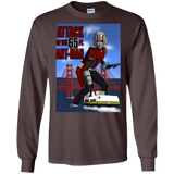 T-Shirts Dark Chocolate / S Attack of the 65 ft. Ant-Man Men's Long Sleeve T-Shirt