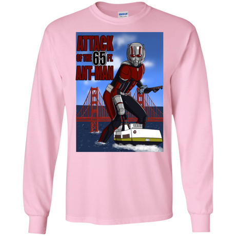 T-Shirts Light Pink / S Attack of the 65 ft. Ant-Man Men's Long Sleeve T-Shirt