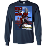 T-Shirts Navy / S Attack of the 65 ft. Ant-Man Men's Long Sleeve T-Shirt