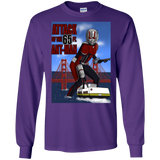 T-Shirts Purple / S Attack of the 65 ft. Ant-Man Men's Long Sleeve T-Shirt